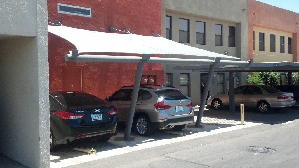 Fabric carport