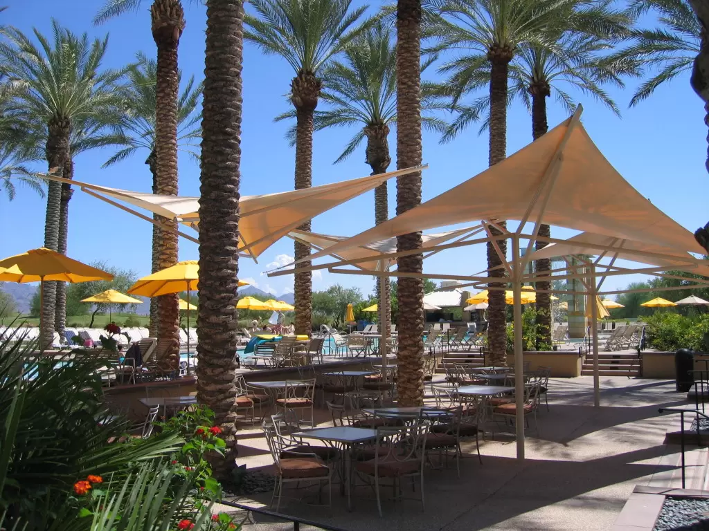 Arizona SunTech permanent umbrellas