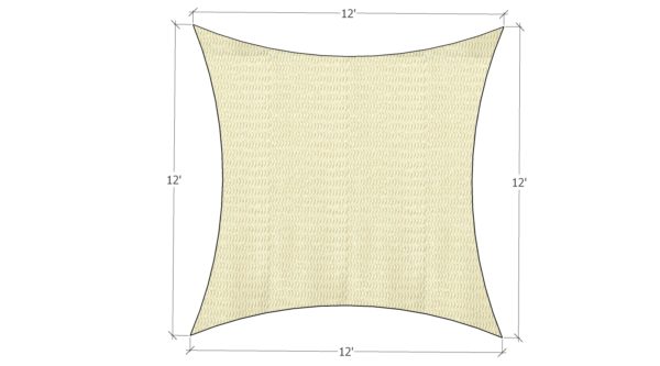 Prefabricated shade sail