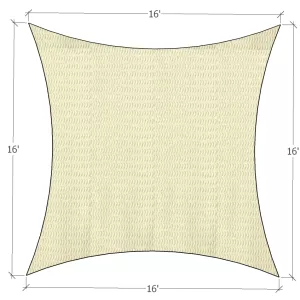 Prefabricated shade sail