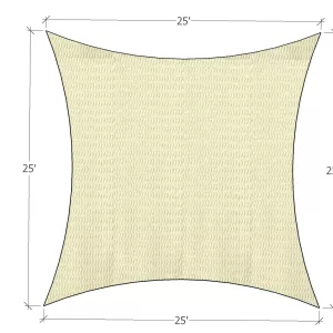 Prefabricated shade sail