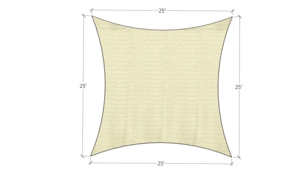 Prefabricated shade sail