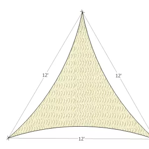 Prefabricated shade sail